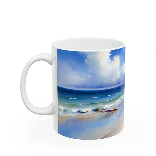 Ceramic Mug 11oz - Beach 3001