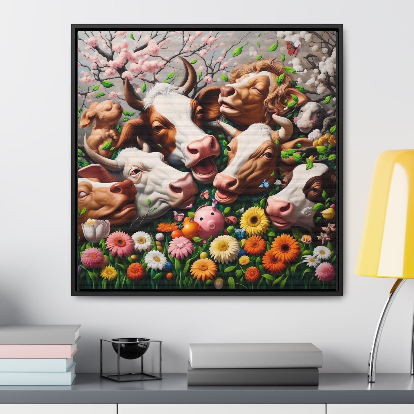 Framed Gallery Canvas Wrap - Spring 120