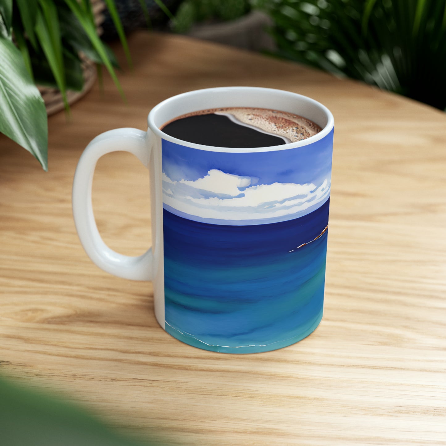 Ceramic Mug 11oz - Beach 5002