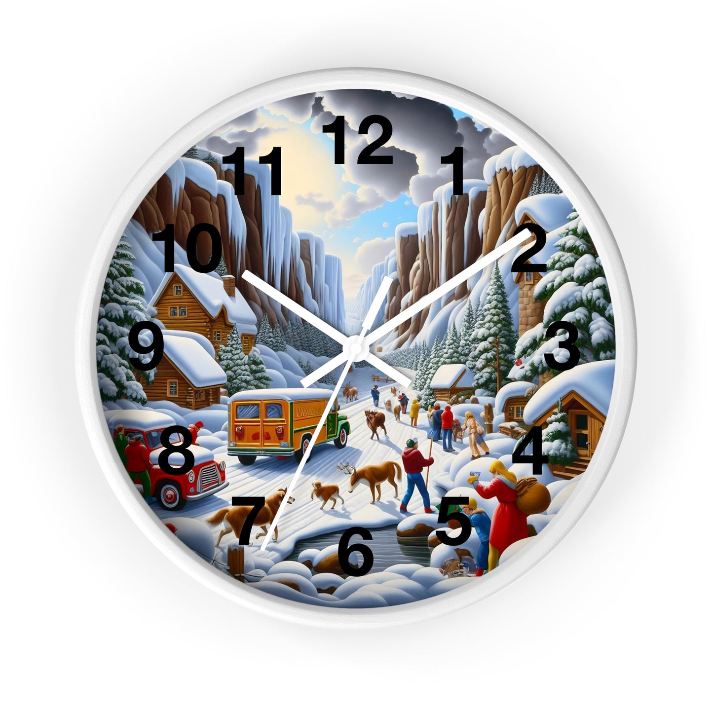 Wall Clock - Winter 120