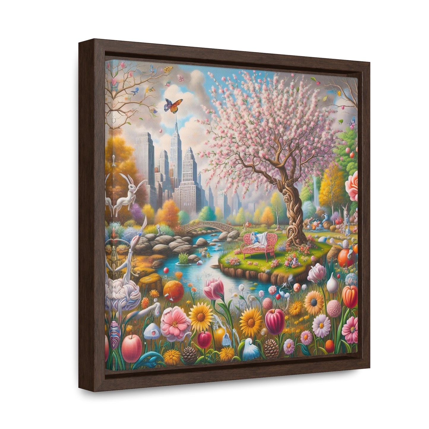 Framed Gallery Canvas Wrap - Spring 135