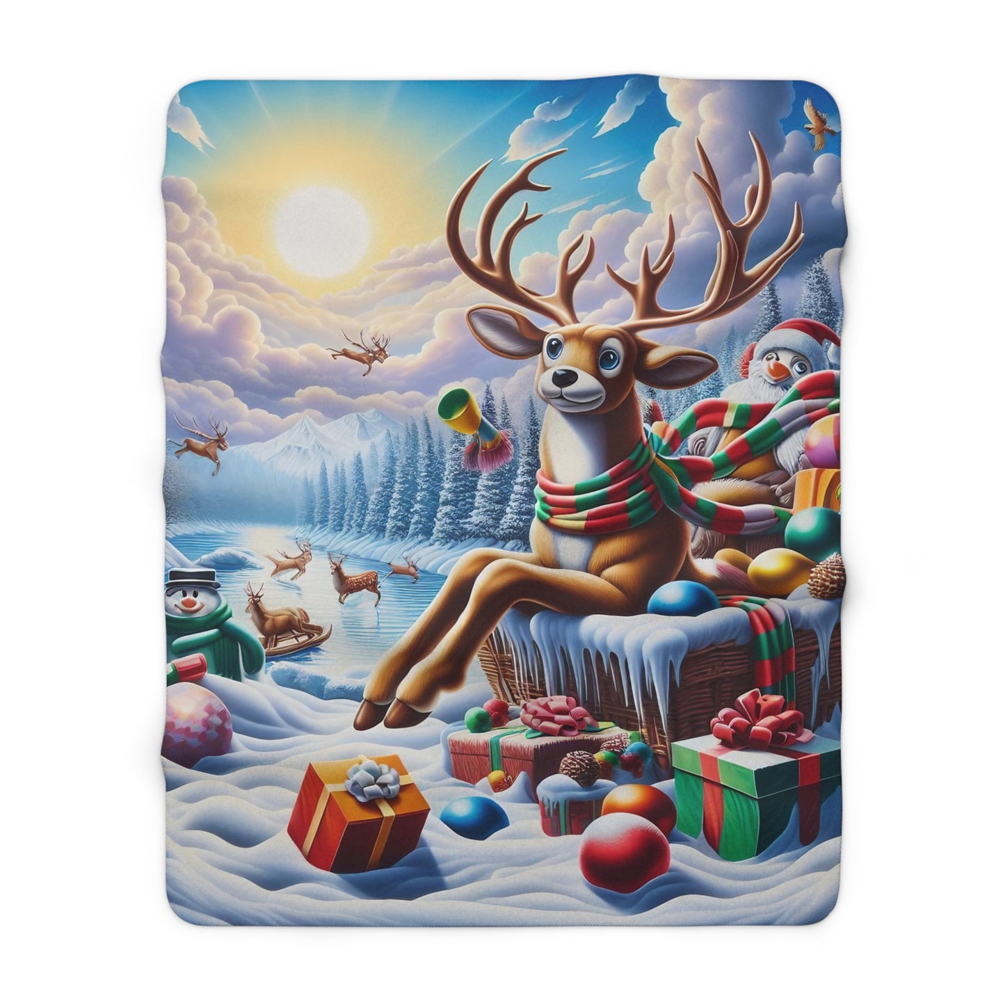 Sherpa Fleece Blanket - Winter 117