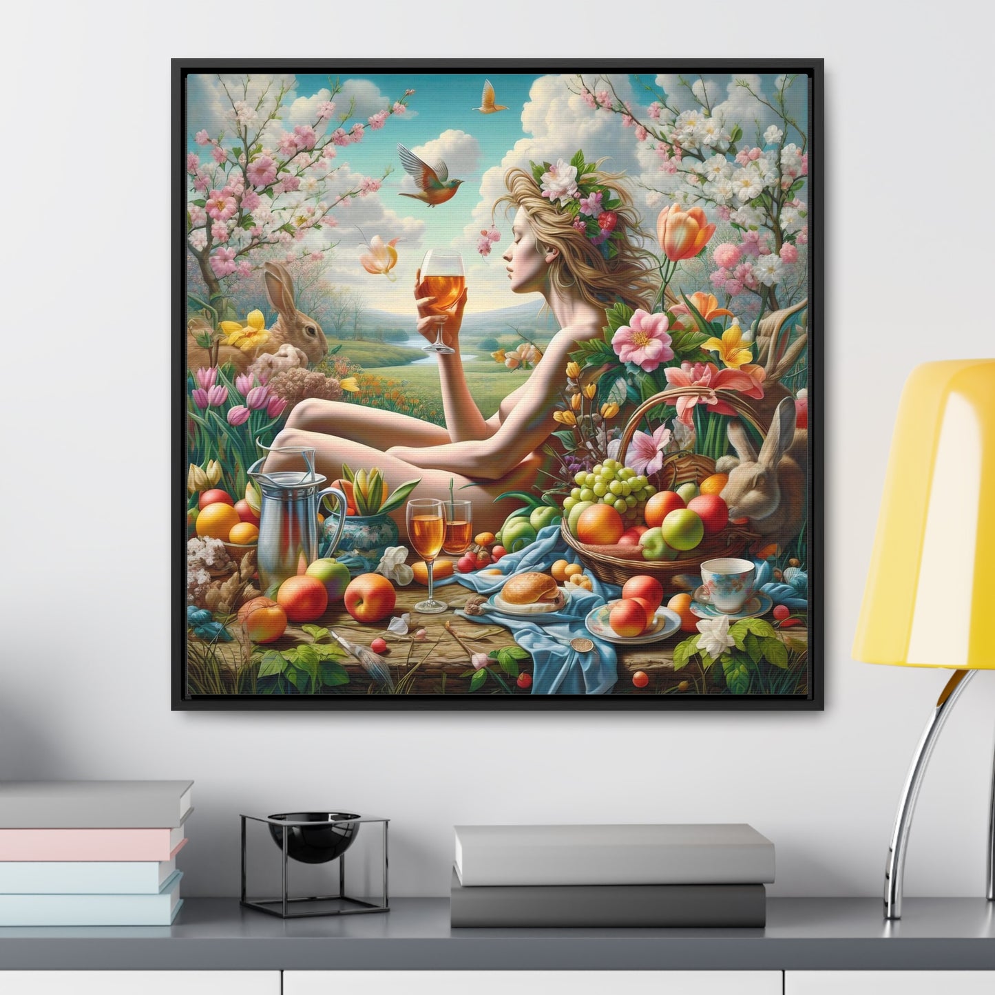 Framed Gallery Canvas Wrap - Spring 1