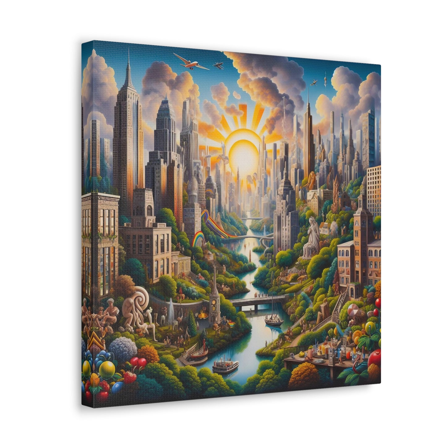 Canvas Gallery Wrap - City 3