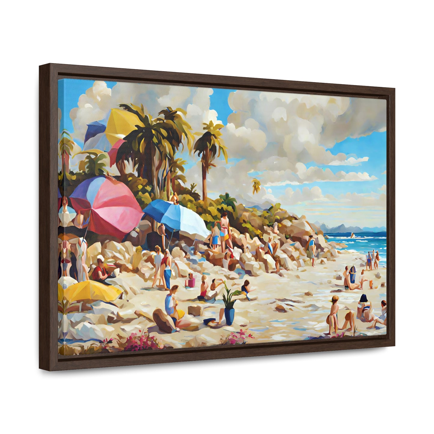 Framed Canvas Gallery Wrap - Beach 2009