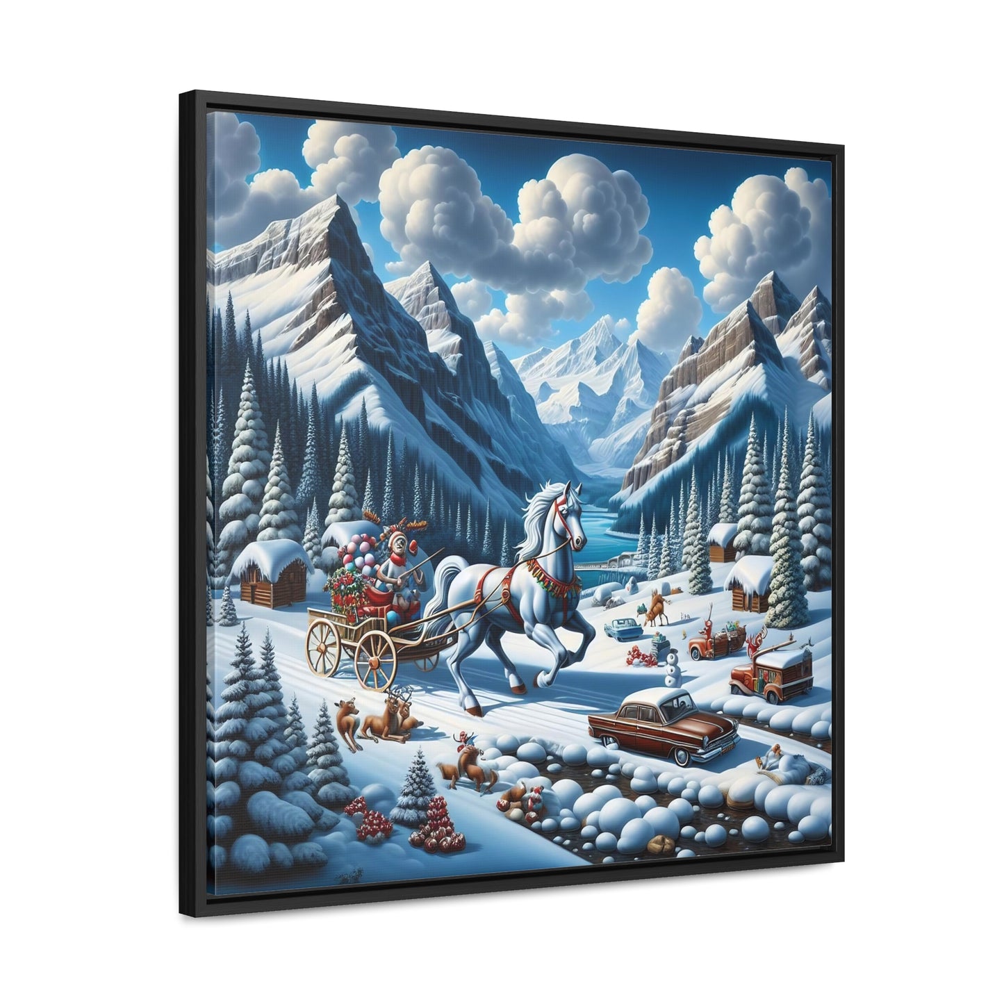 Framed Gallery Canvas Wrap - Winter 107