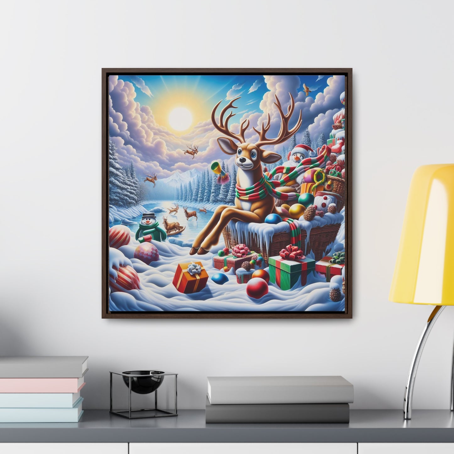 Framed Gallery Canvas Wrap - Winter 117