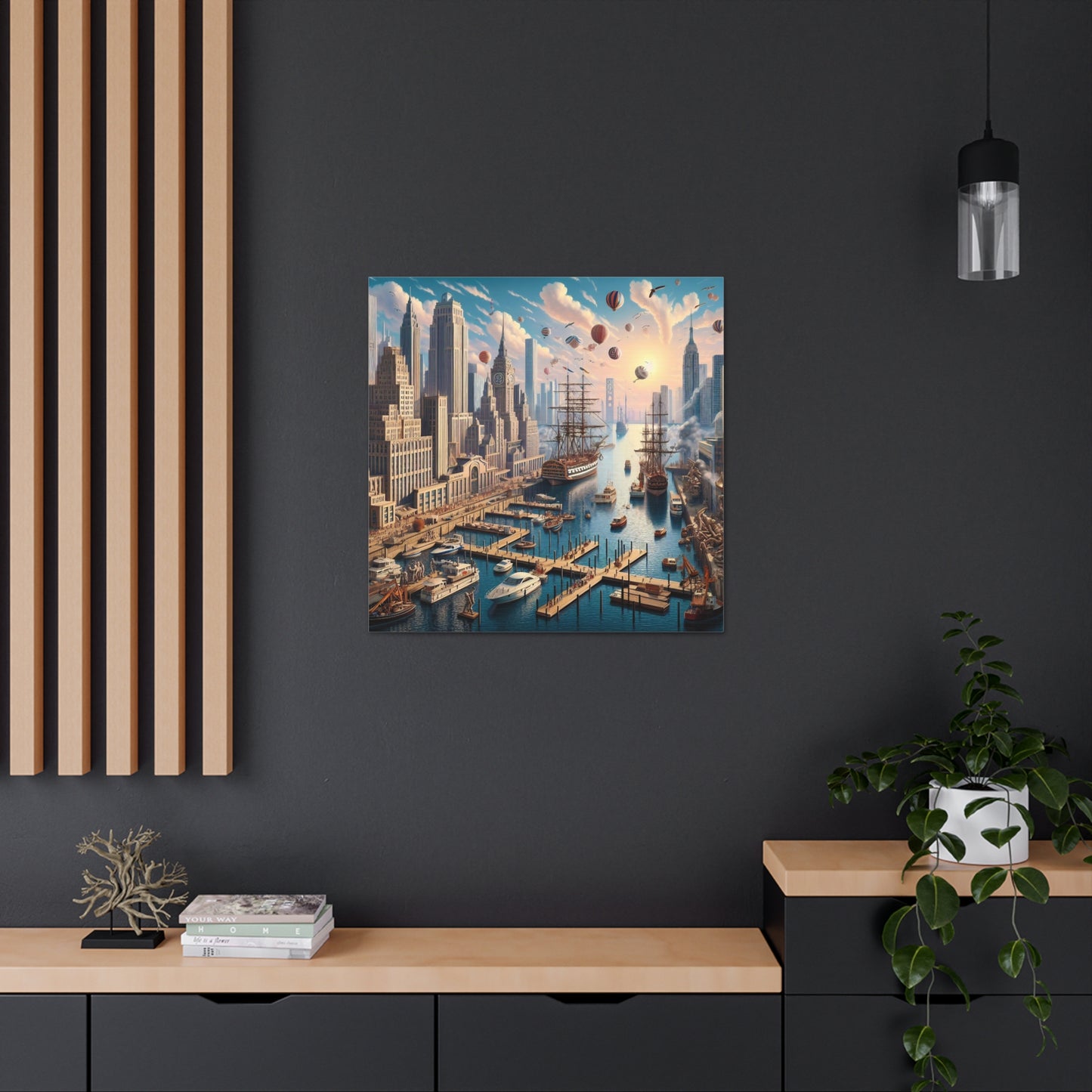 Canvas Gallery Wrap - Harbor 22