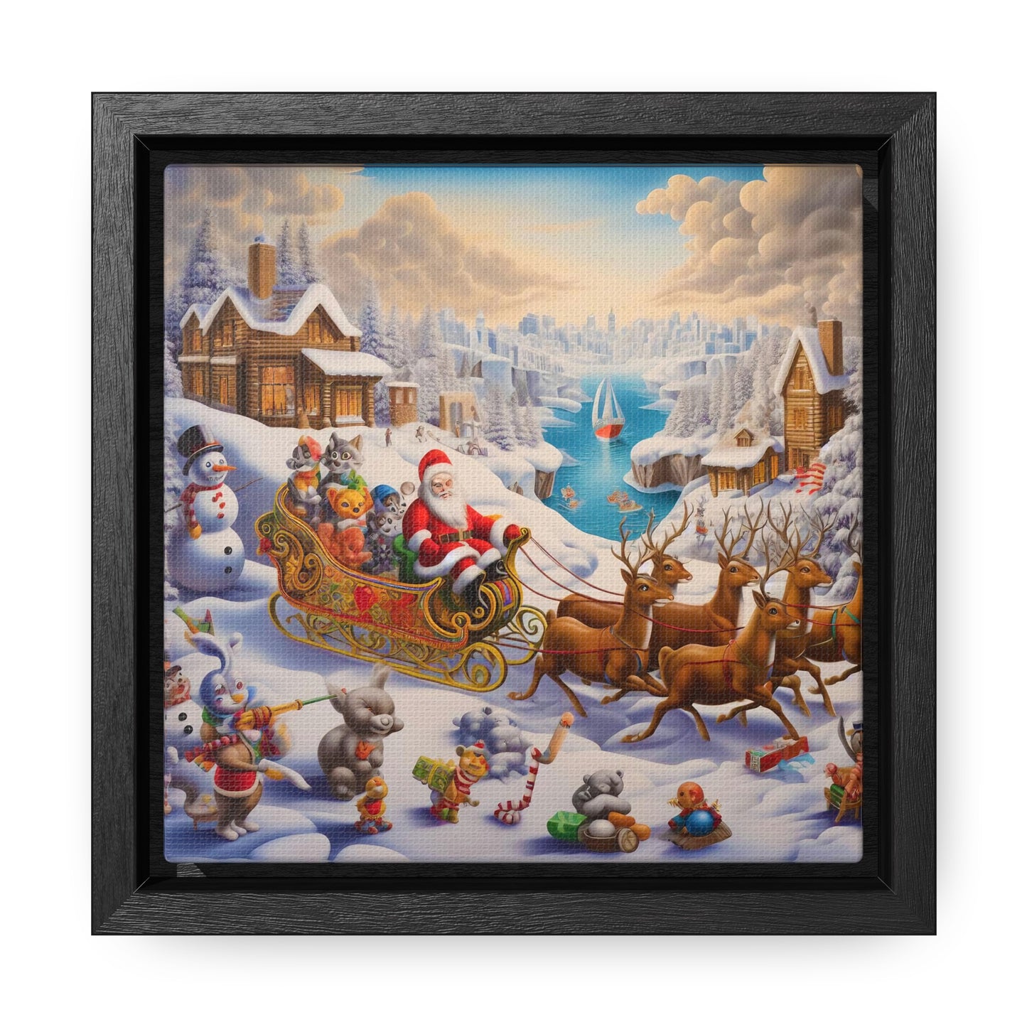 Framed Gallery Canvas Wrap - Winter 112