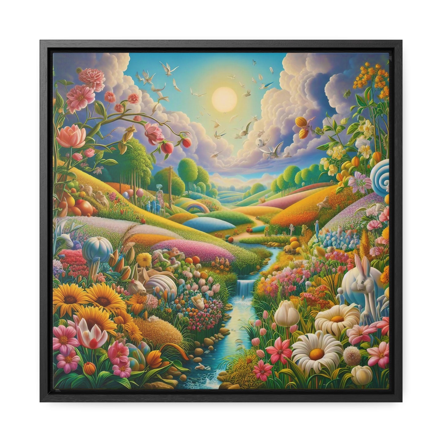 Framed Gallery Canvas Wrap - Spring 107