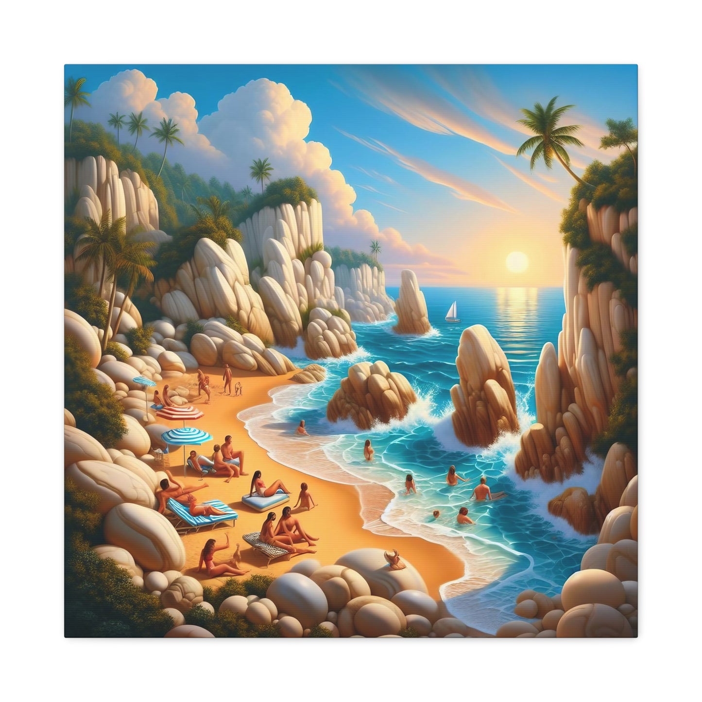 Canvas Gallery Wrap - Beach 5