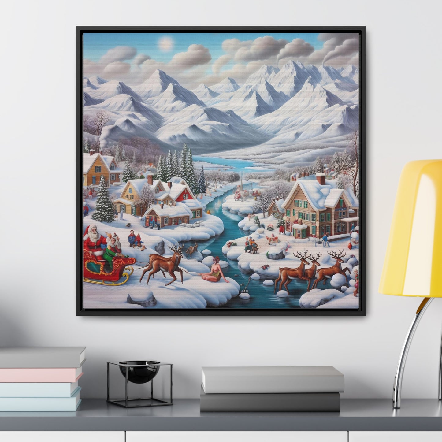 Framed Gallery Canvas Wrap - Winter 109