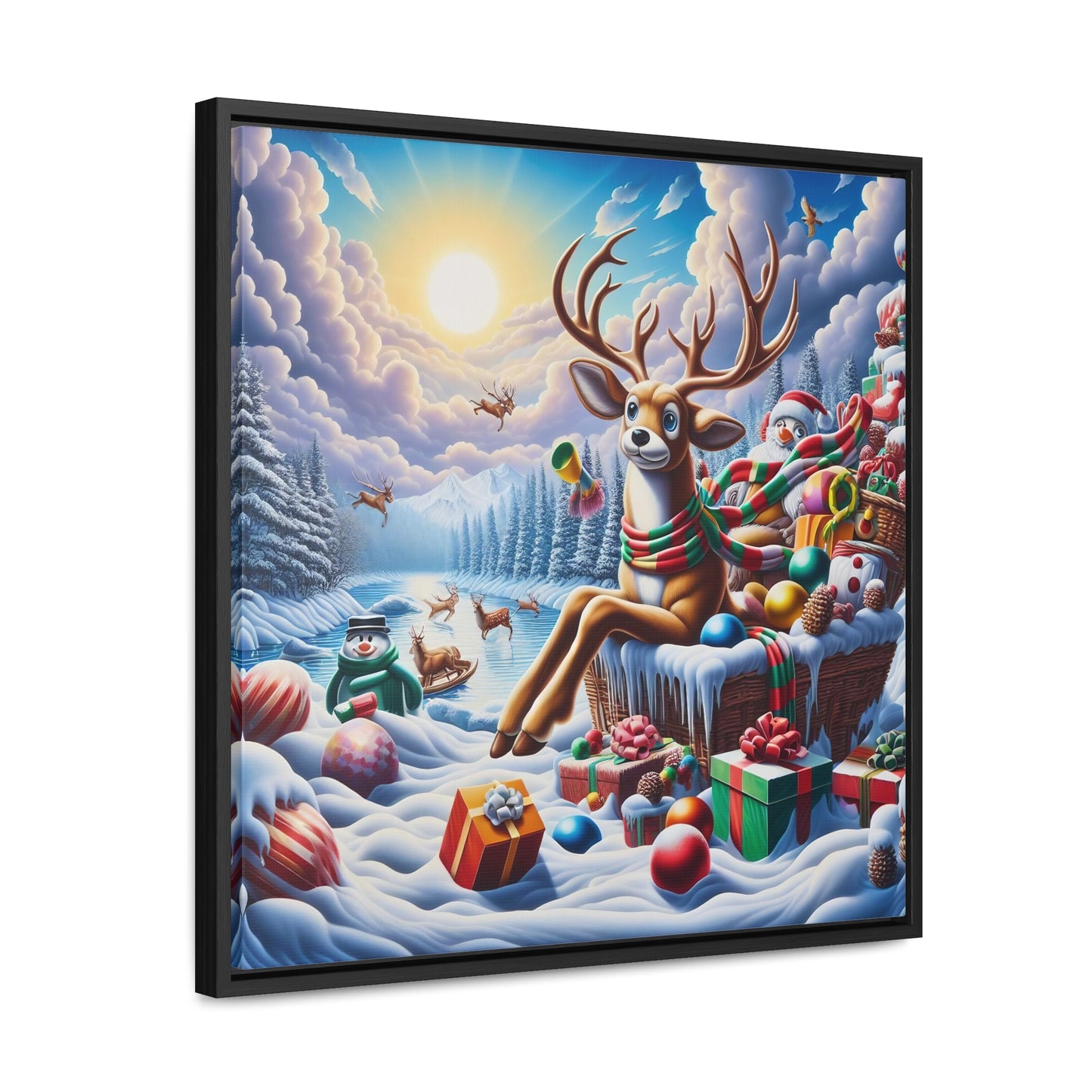 Framed Gallery Canvas Wrap - Winter 117