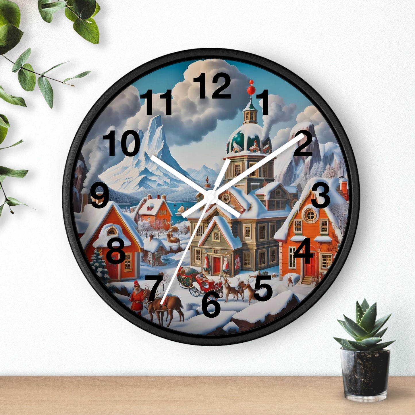 Wall Clock - Winter 124