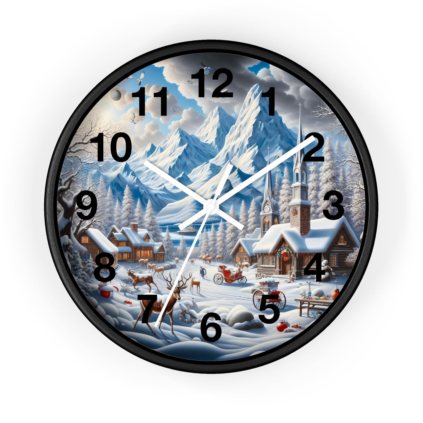 Wall Clock - Winter 129