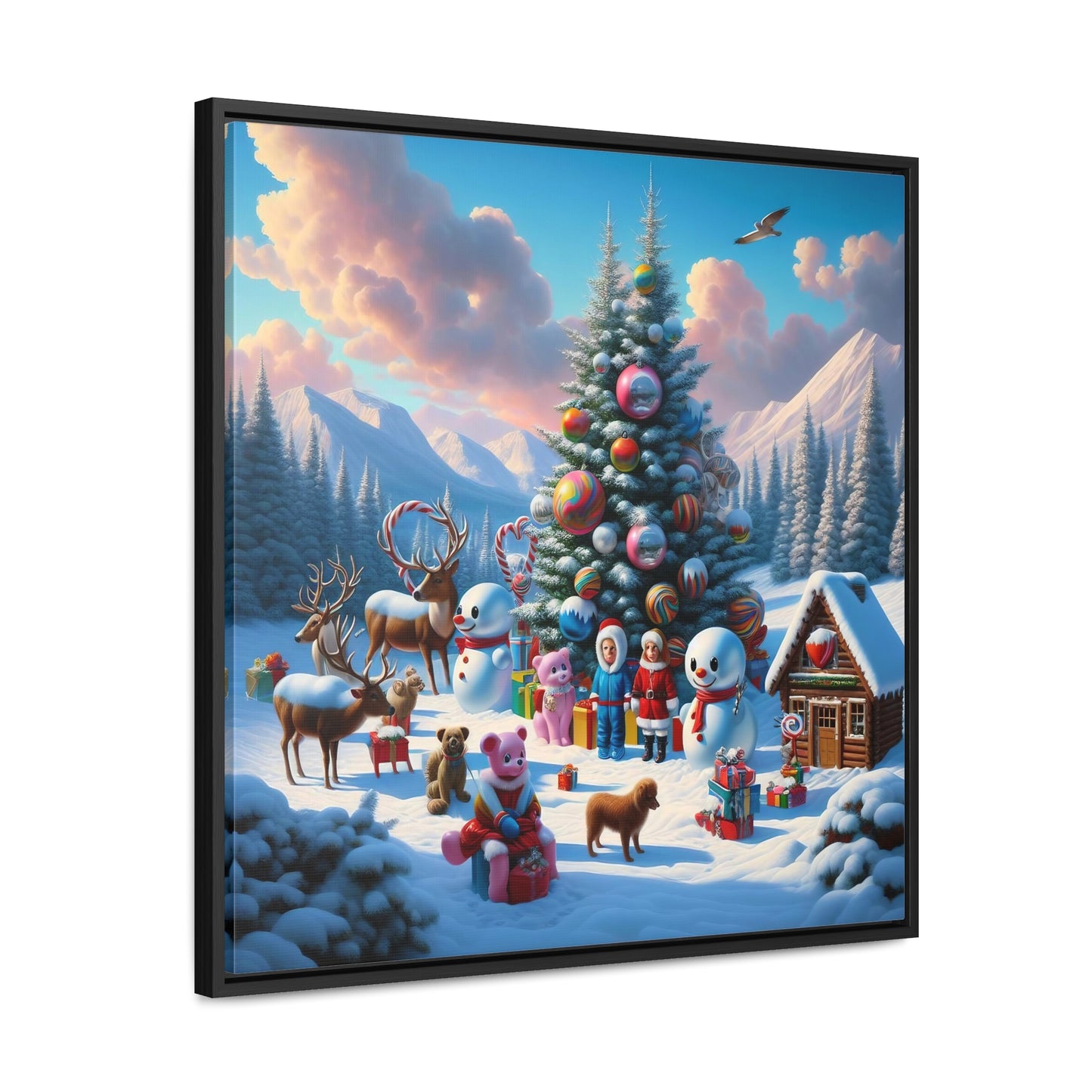 Framed Gallery Canvas Wrap - Winter 122