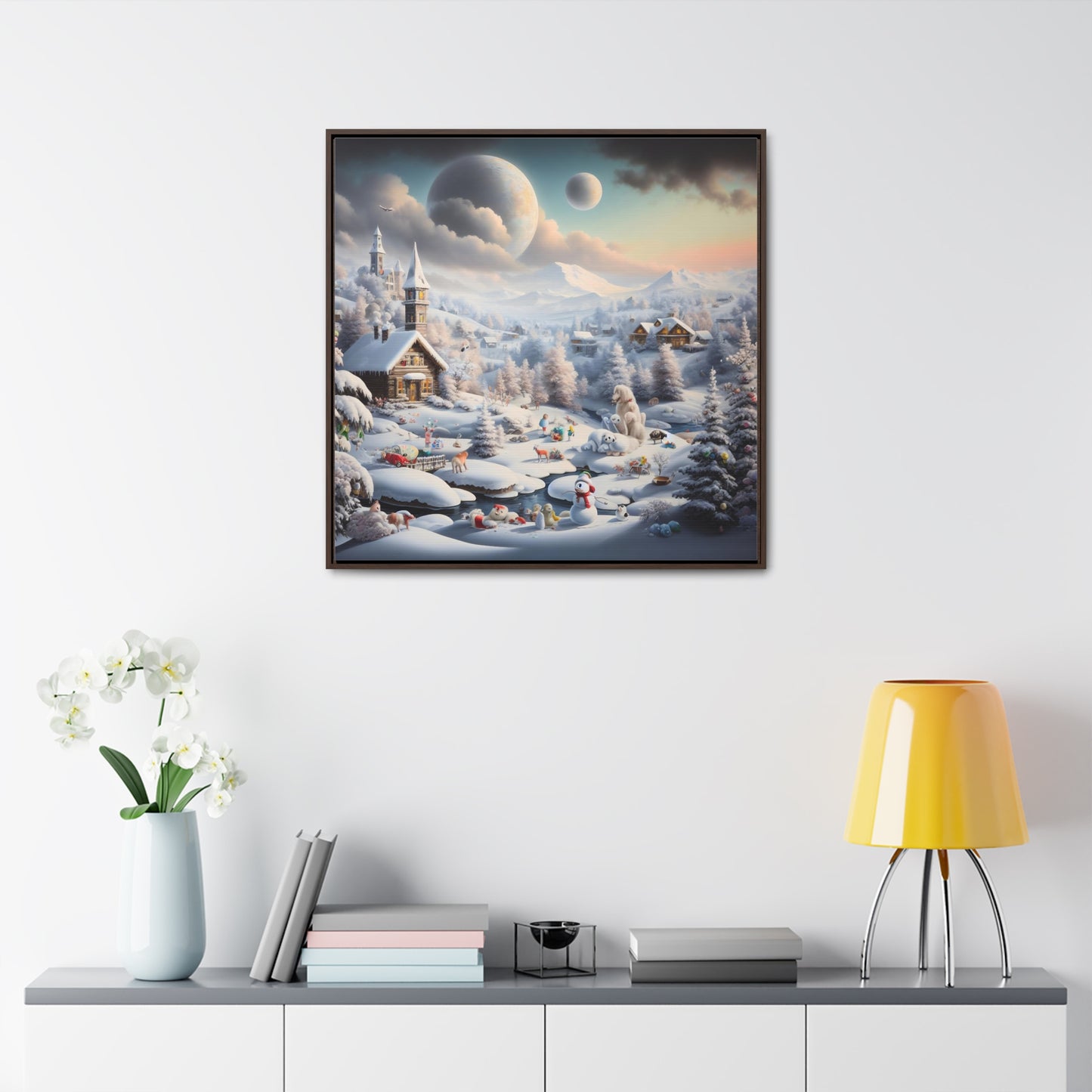 Framed Gallery Canvas Wrap - Winter 104