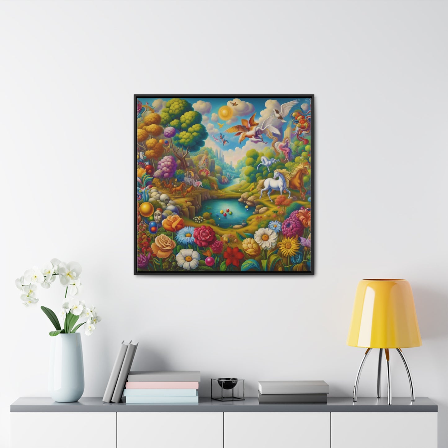 Framed Gallery Canvas Wrap - Spring 3