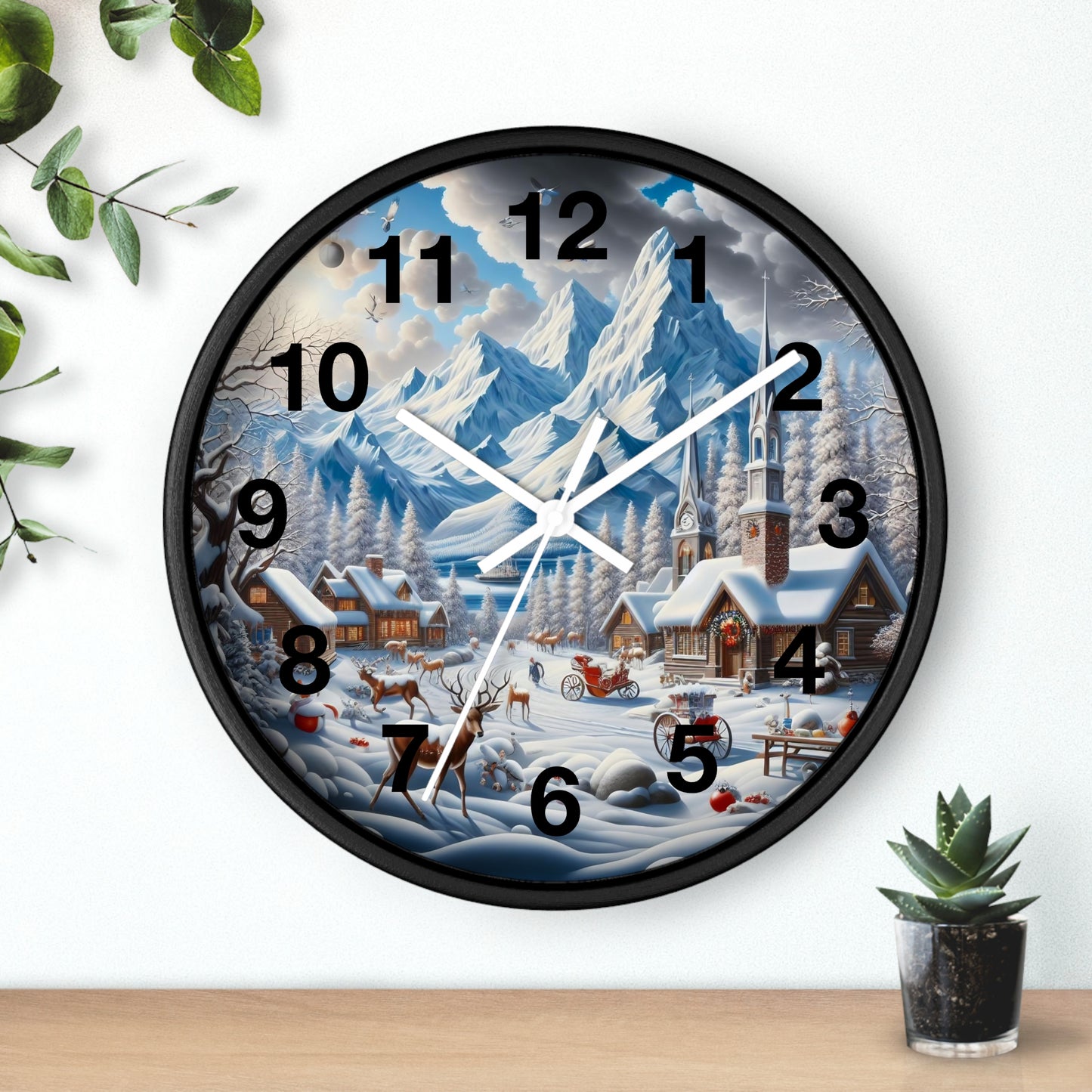 Wall Clock - Winter 129