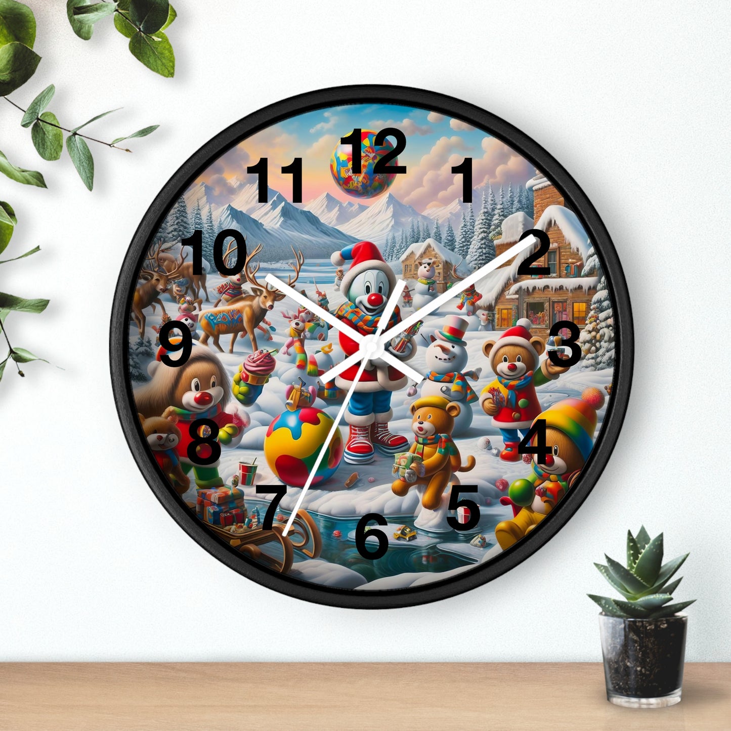 Wall Clock - Winter 108