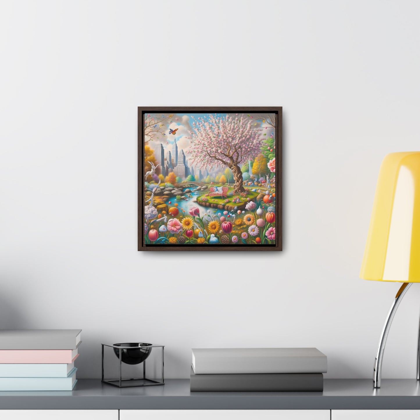 Framed Gallery Canvas Wrap - Spring 135