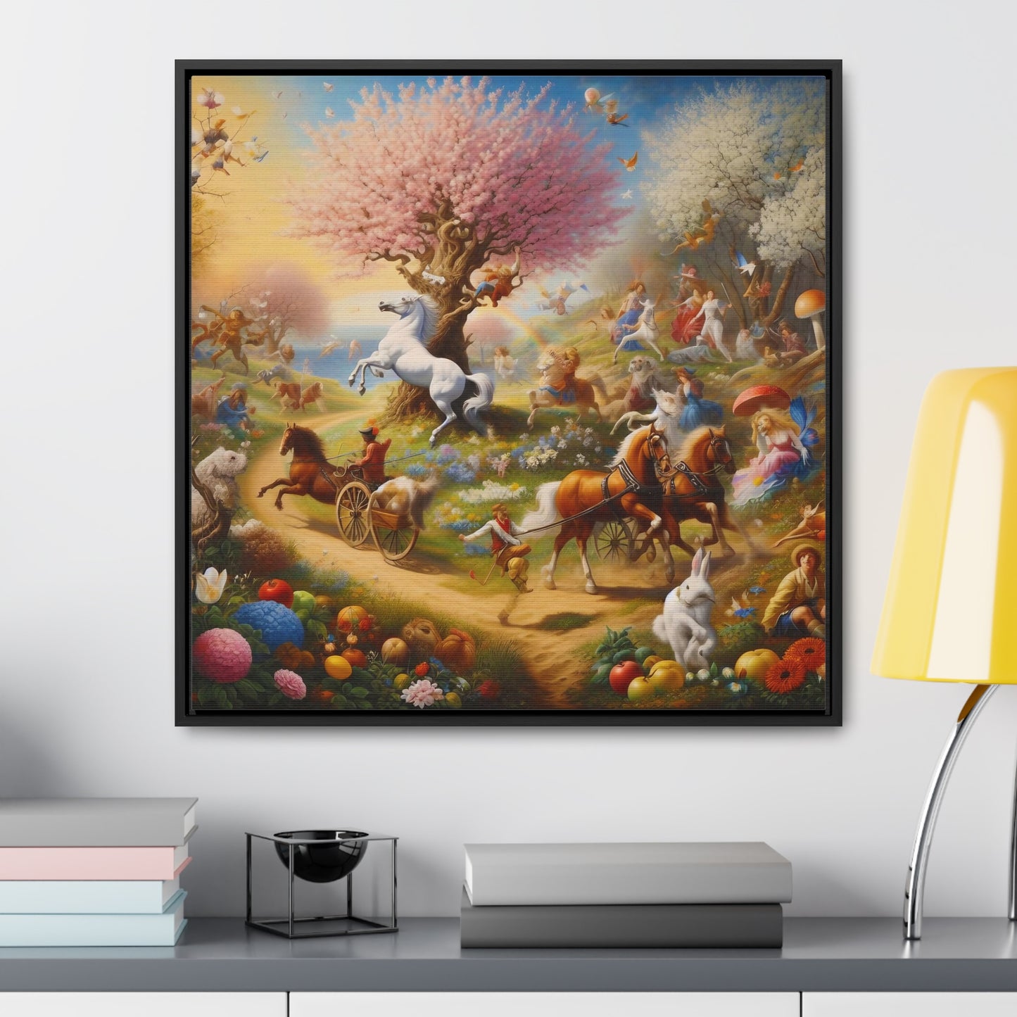 Framed Gallery Canvas Wrap - Spring 125