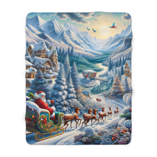 Sherpa Fleece Blanket - Winter 113