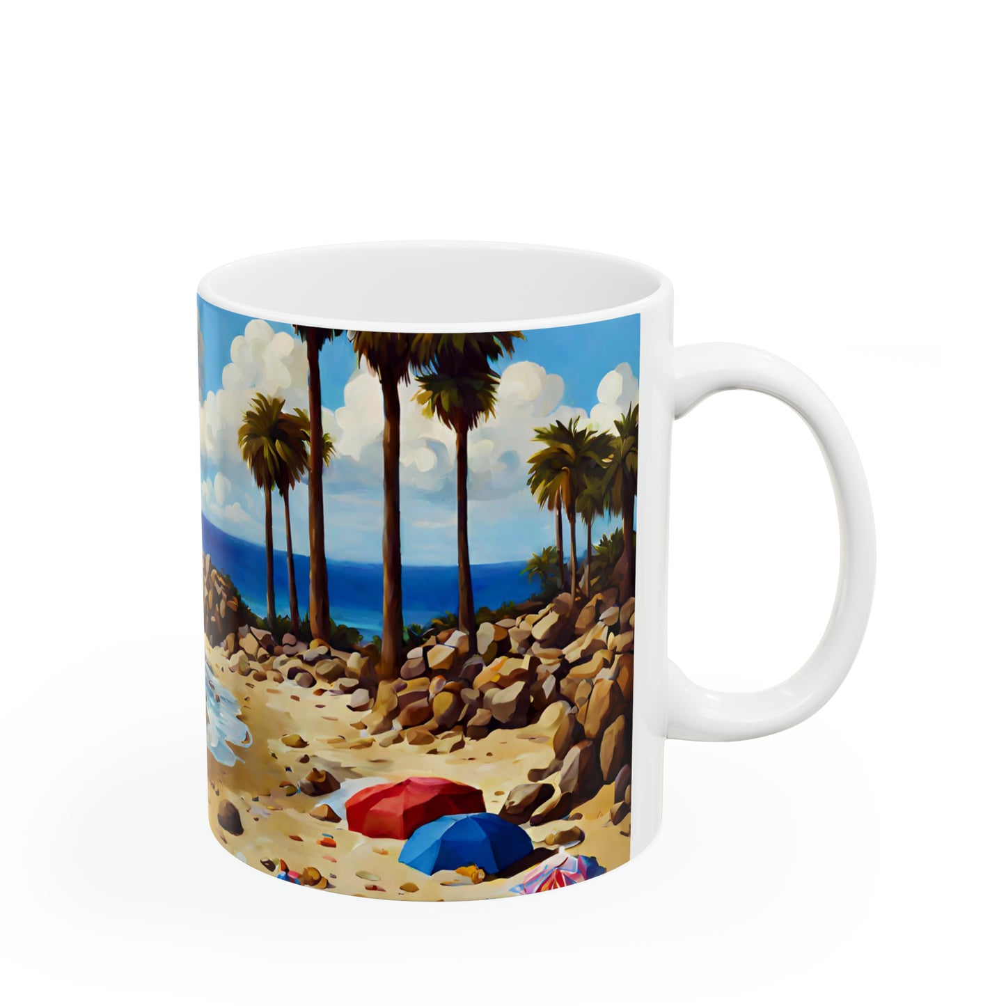 Ceramic Mug 11oz - Beach 2021