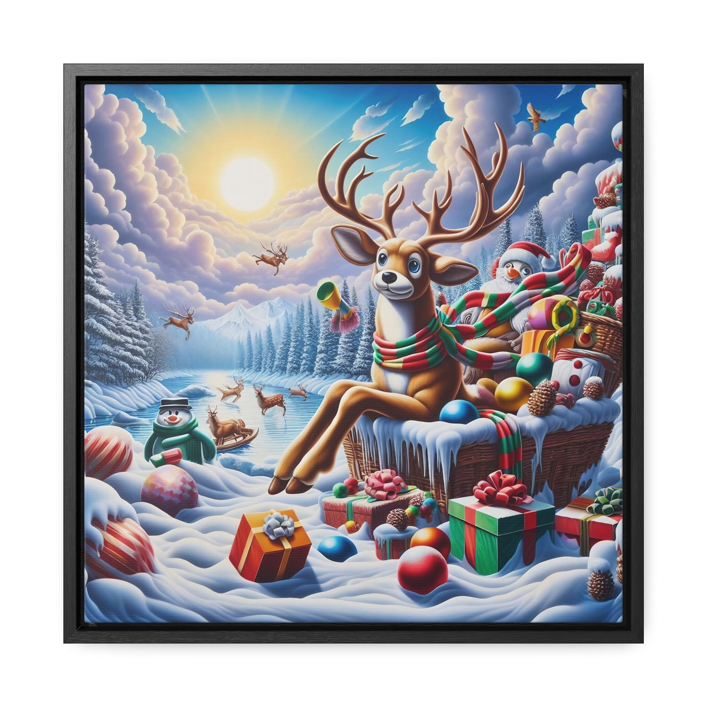 Framed Gallery Canvas Wrap - Winter 117