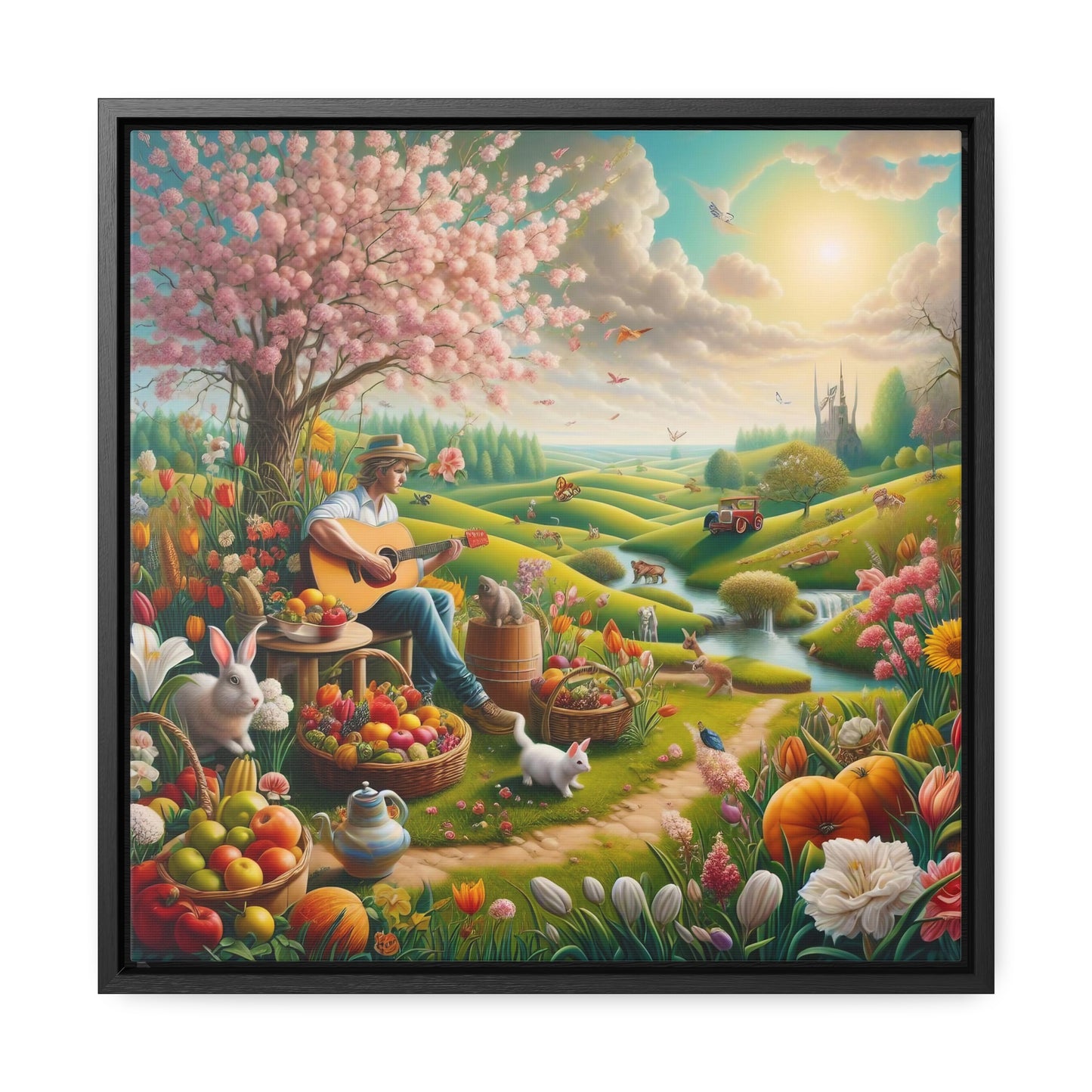 Framed Gallery Canvas Wrap - Spring 49