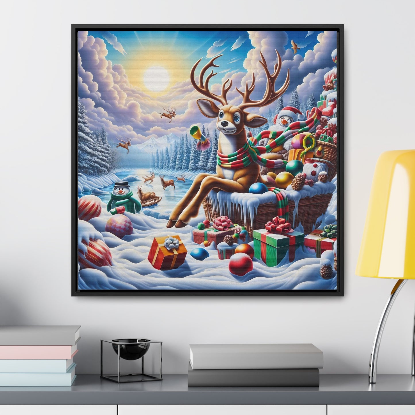 Framed Gallery Canvas Wrap - Winter 117