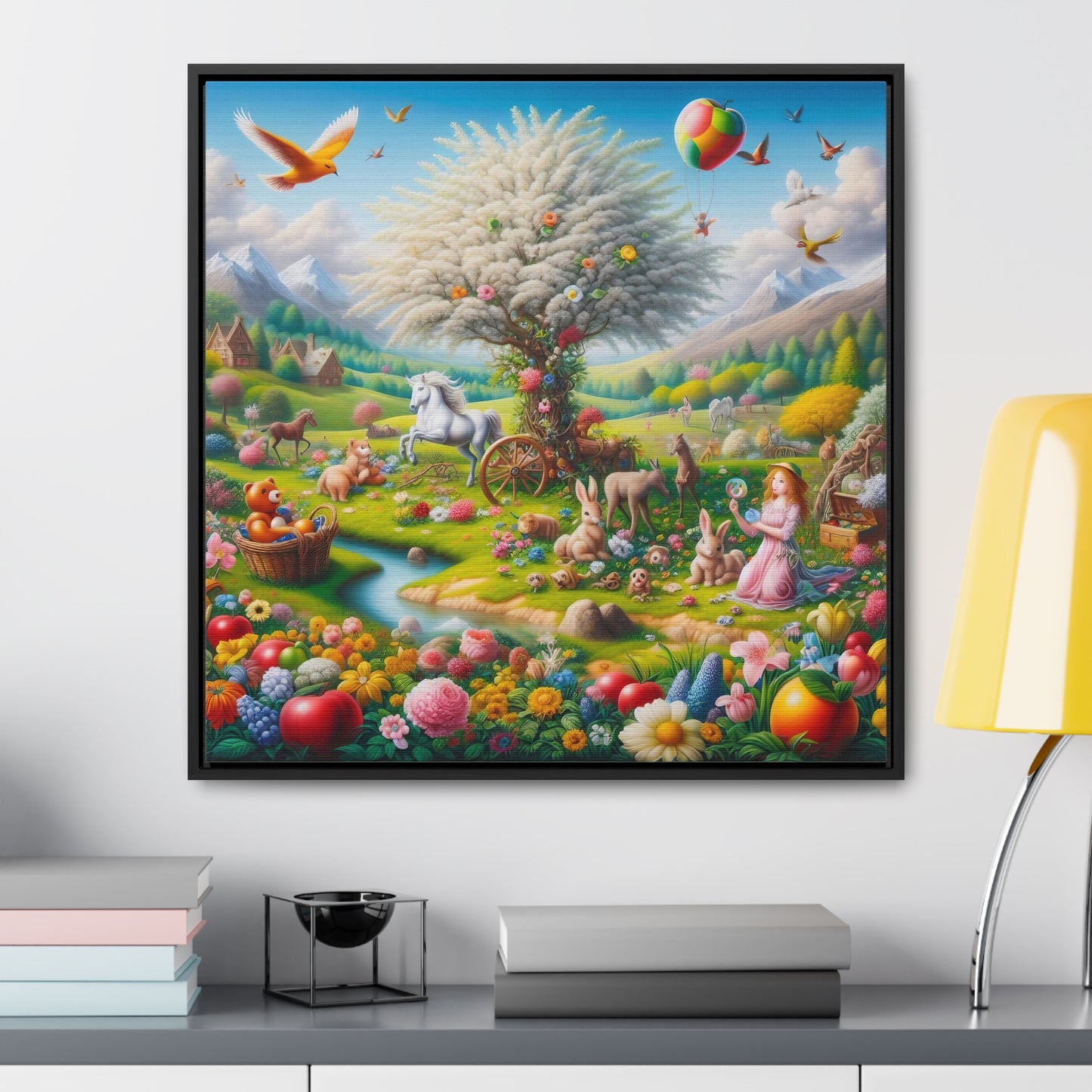 Framed Gallery Canvas Wrap - Spring 127