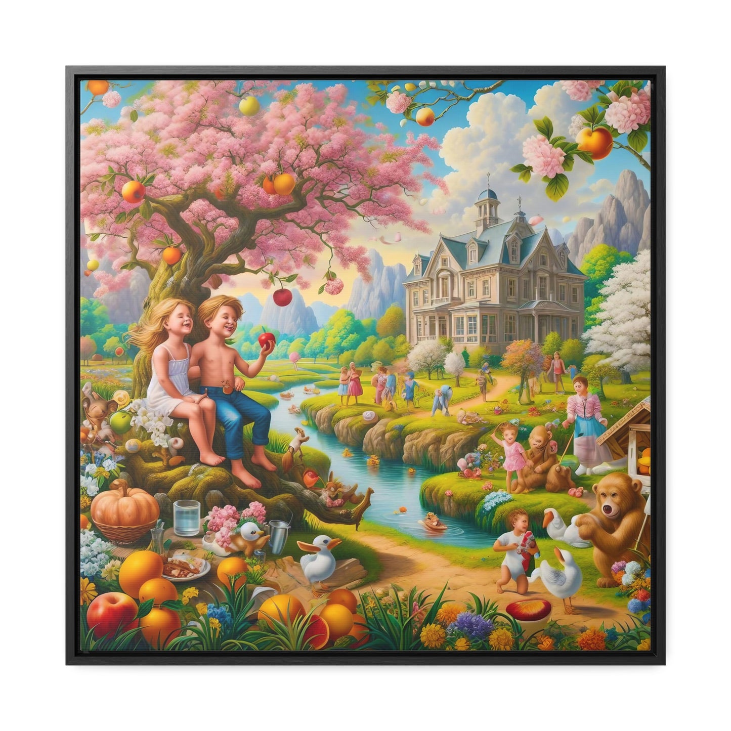 Framed Gallery Canvas Wrap - Spring 35