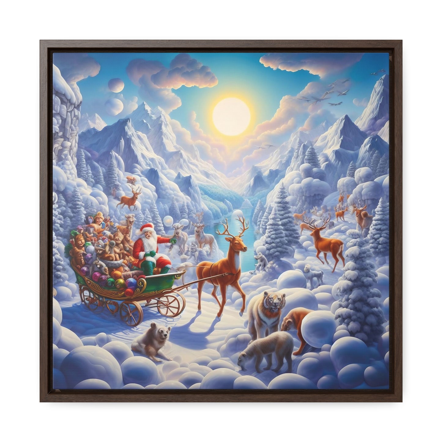 Framed Gallery Canvas Wrap - Winter 123