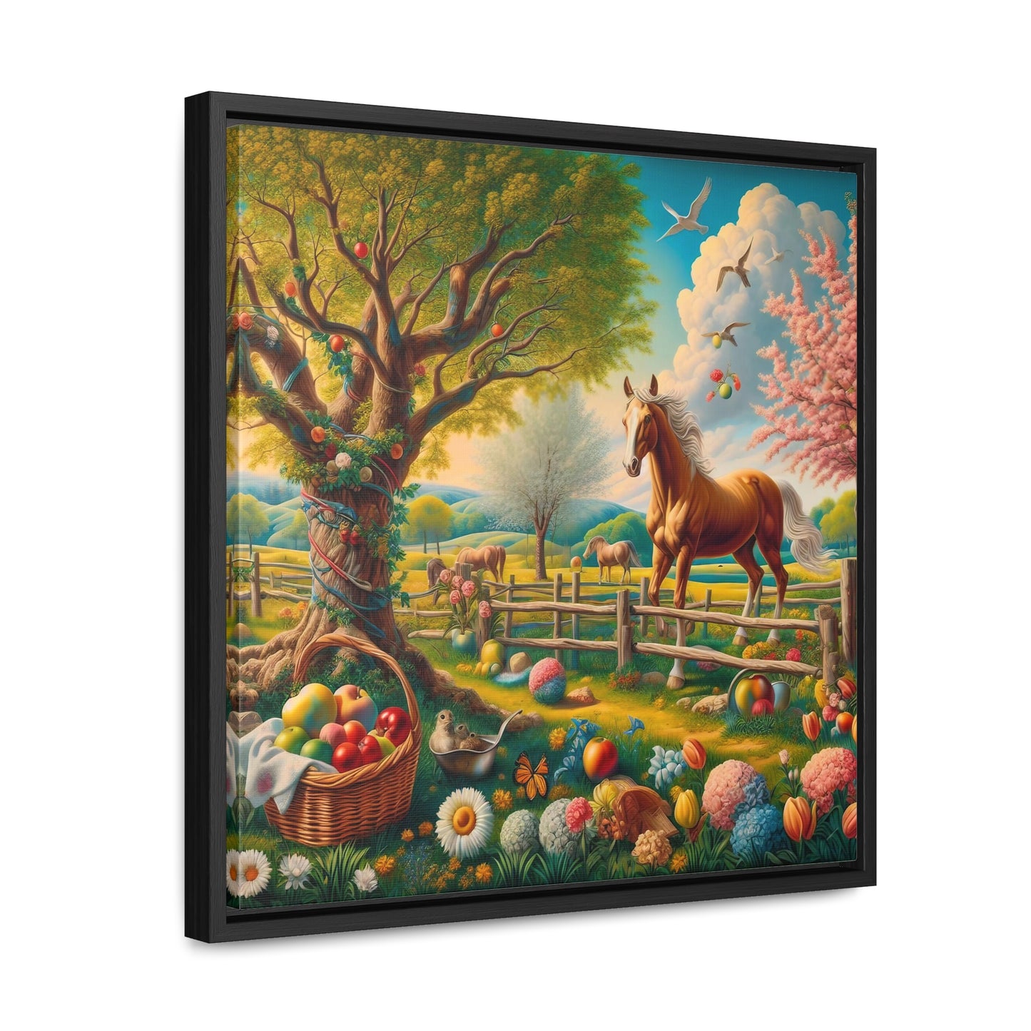 Framed Gallery Canvas Wrap - Spring 50