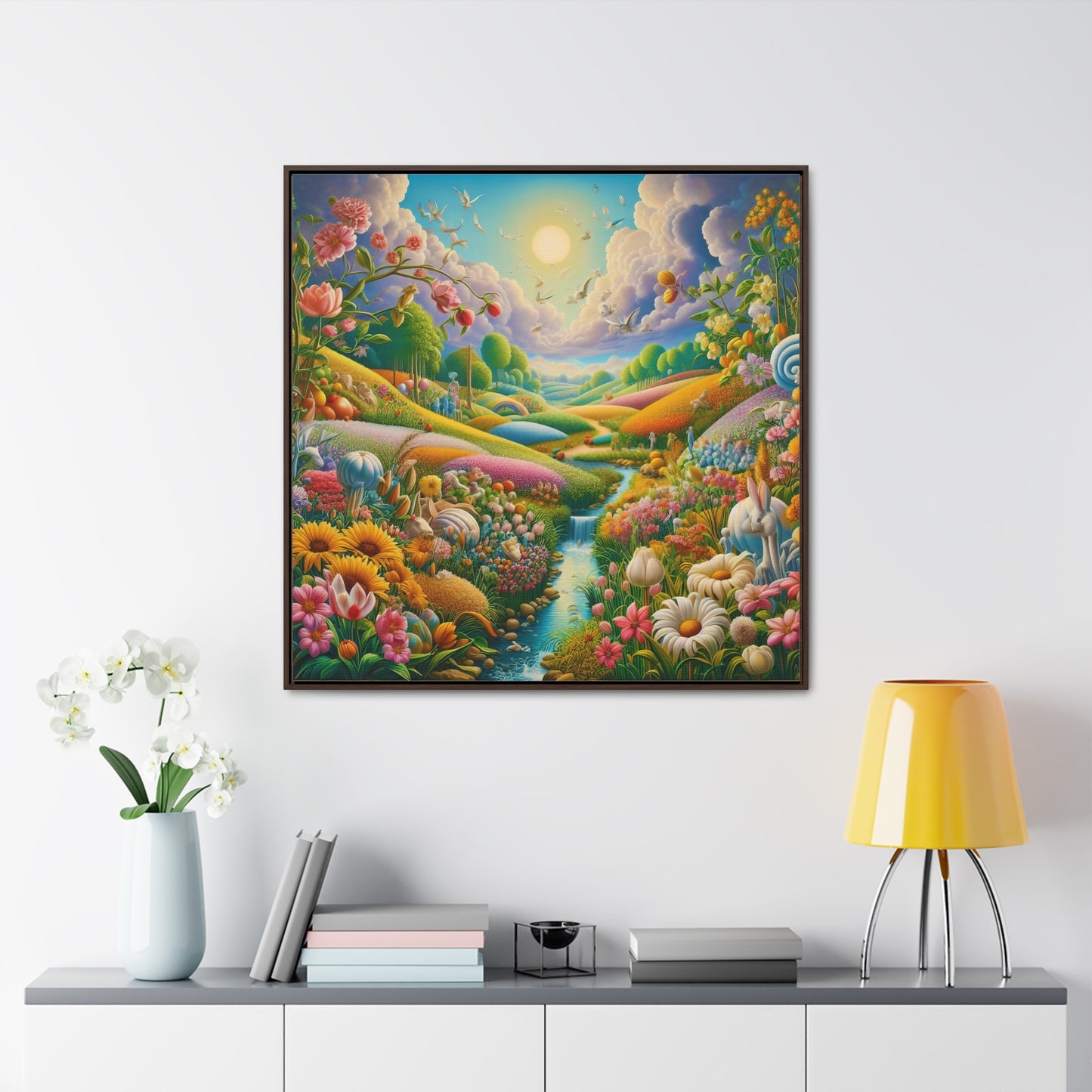 Framed Gallery Canvas Wrap - Spring 107