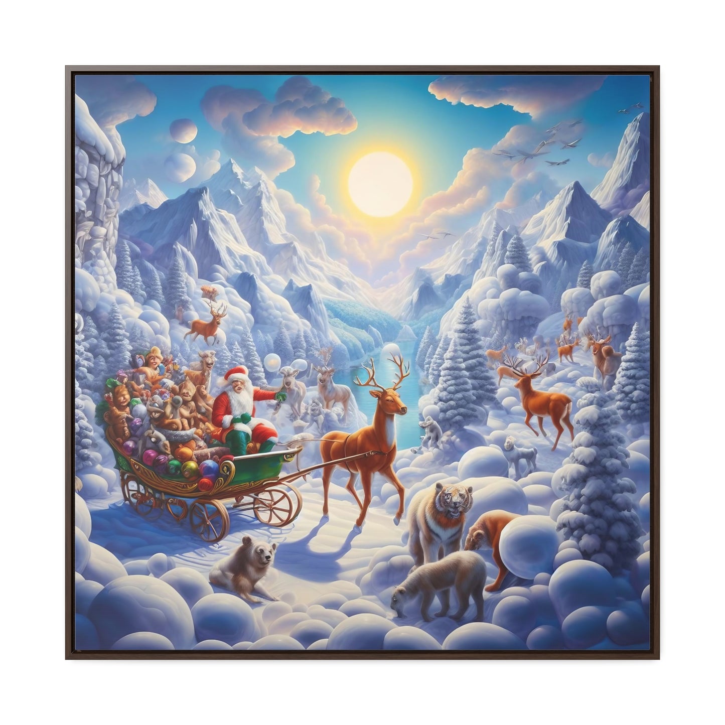 Framed Gallery Canvas Wrap - Winter 123