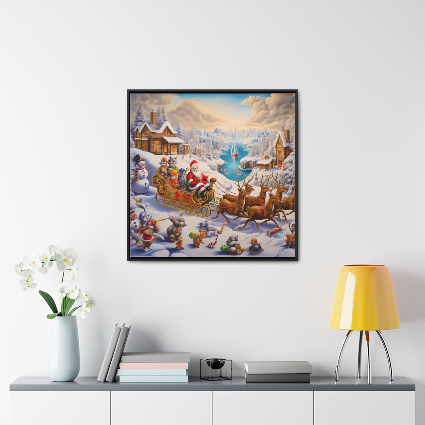 Framed Gallery Canvas Wrap - Winter 112