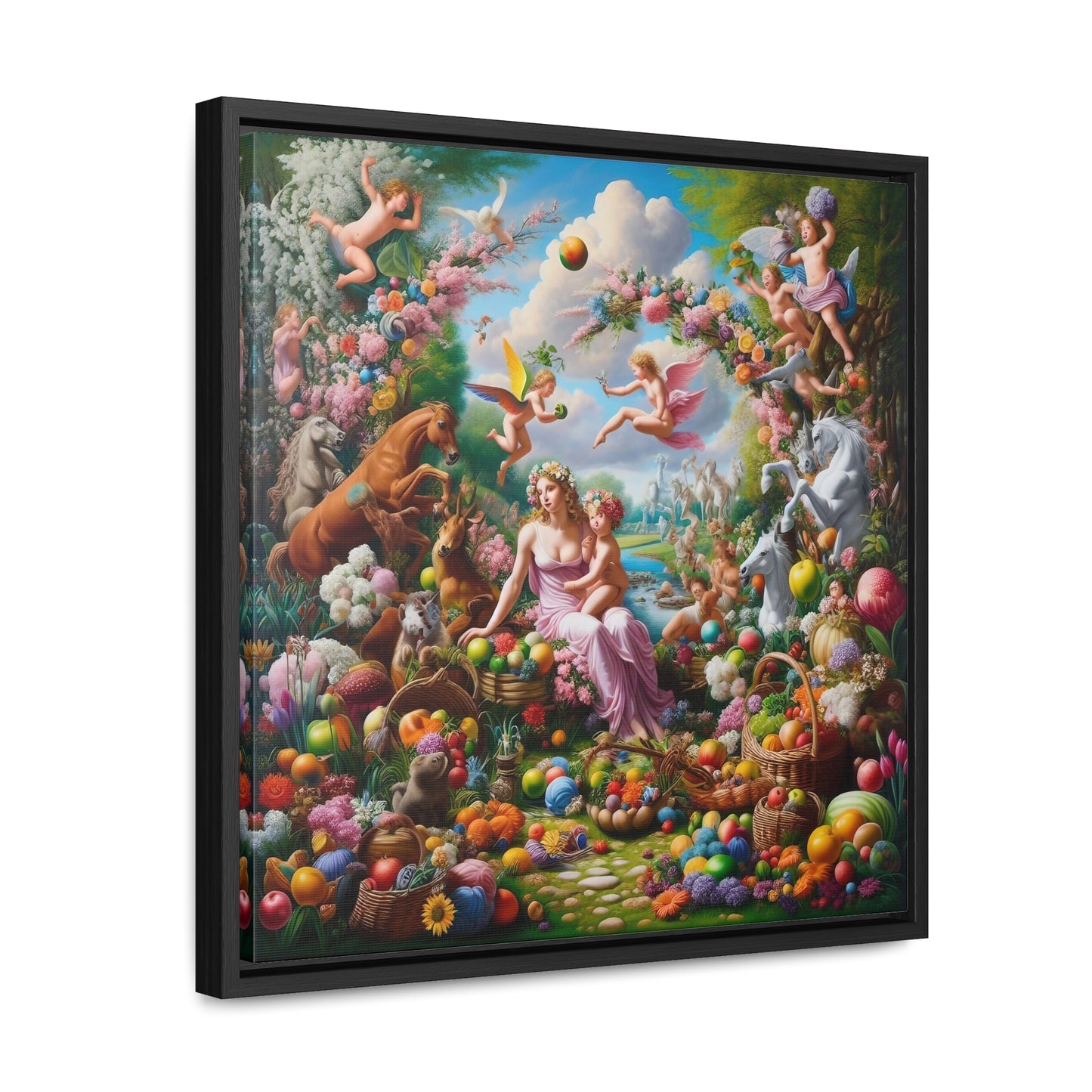 Framed Gallery Canvas Wrap - Spring 6