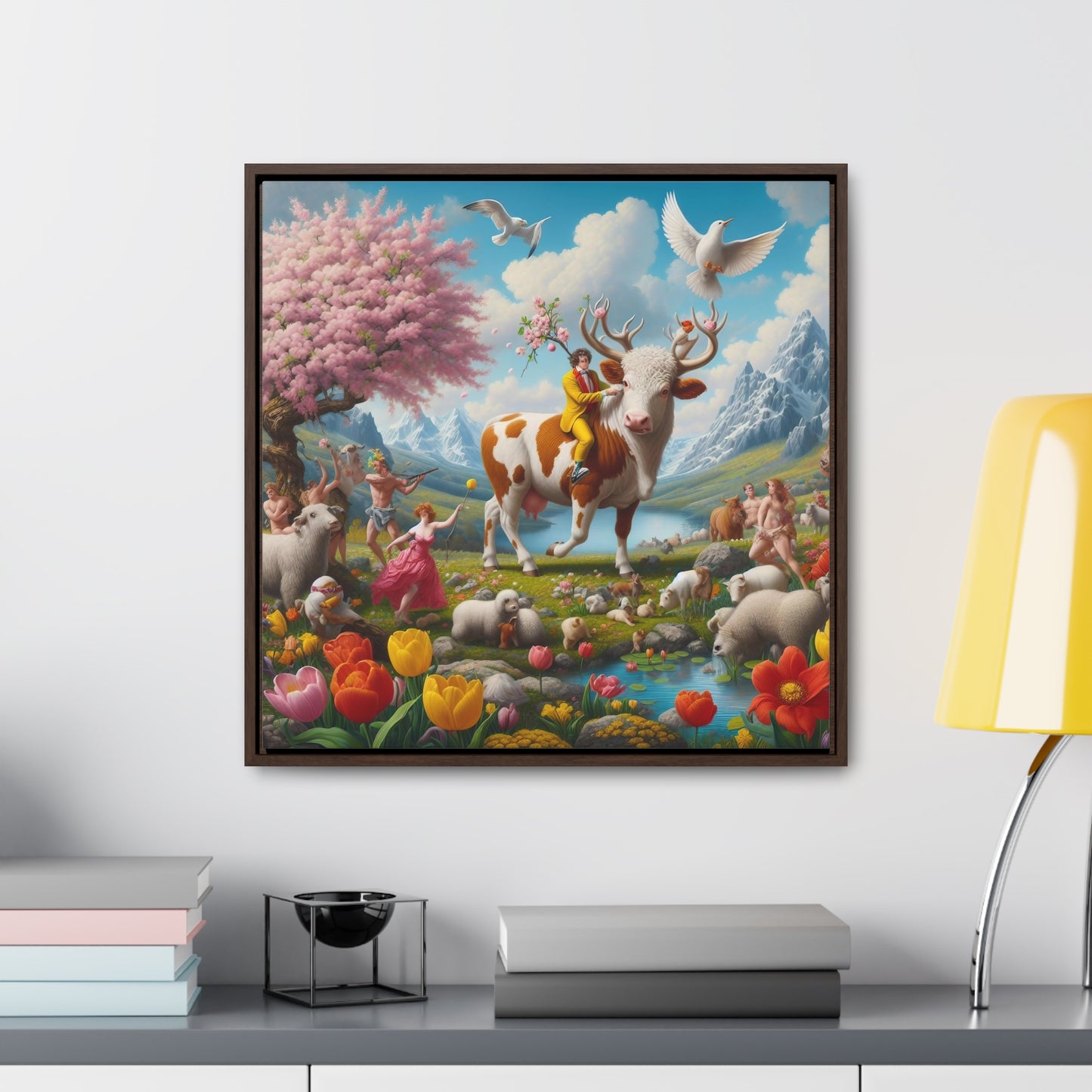 Framed Gallery Canvas Wrap - Spring 28