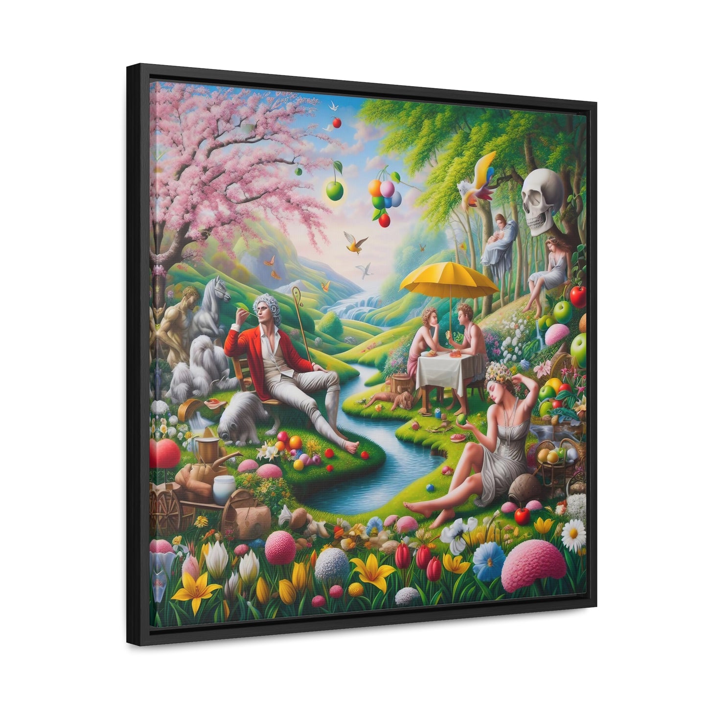 Framed Gallery Canvas Wrap - Spring 108