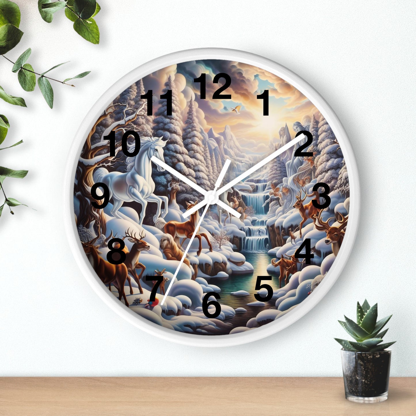 Wall Clock - Winter 116