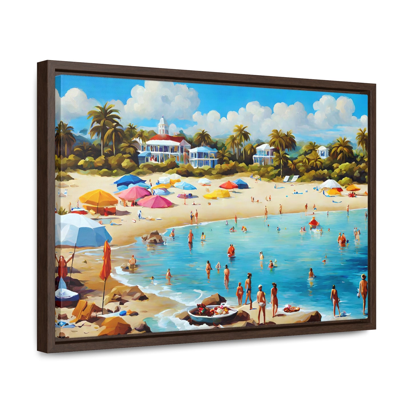 Framed Canvas Gallery Wrap - Beach 2011