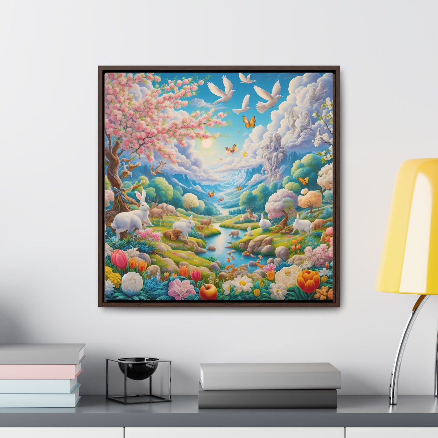 Framed Gallery Canvas Wrap - Spring 129