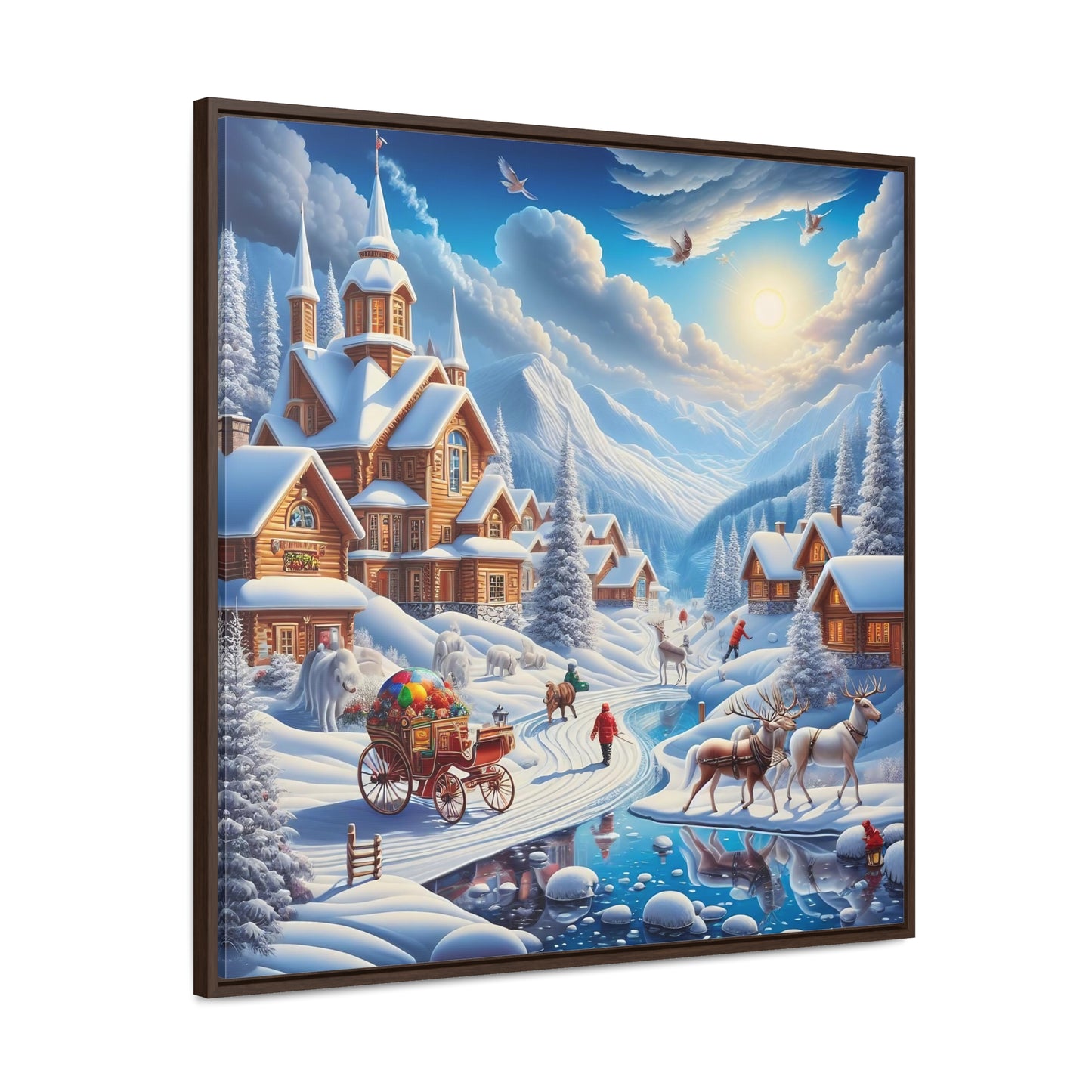 Framed Gallery Canvas Wrap - Winter 115