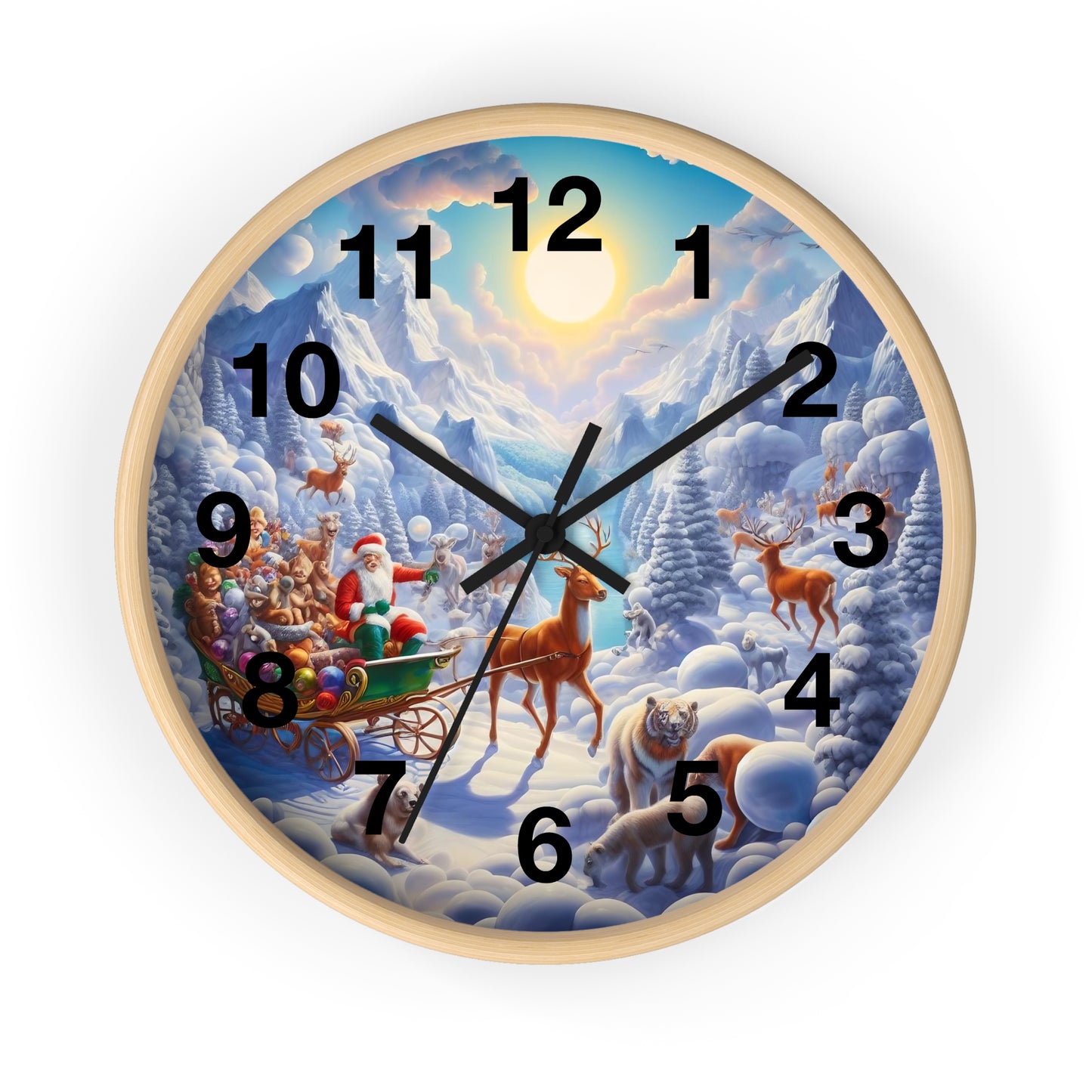 Wall Clock - Winter 123