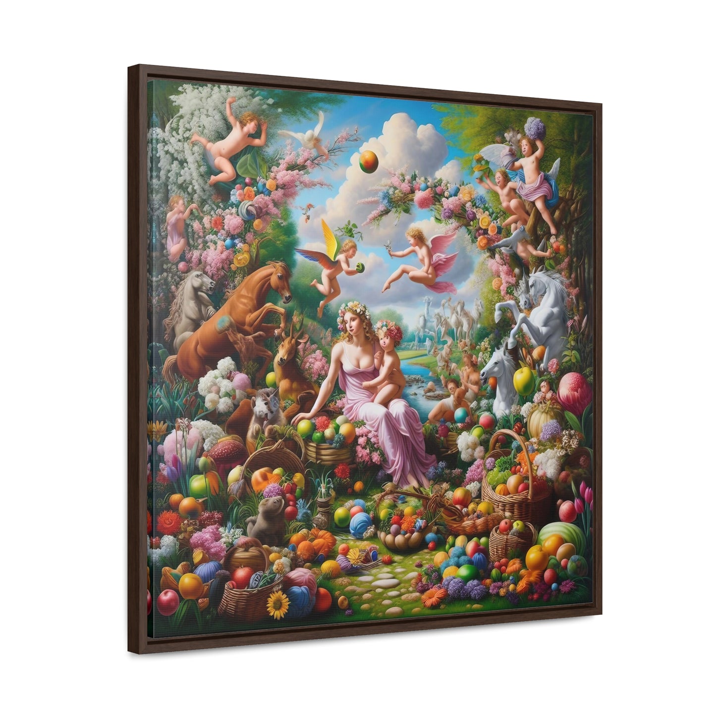 Framed Gallery Canvas Wrap - Spring 6