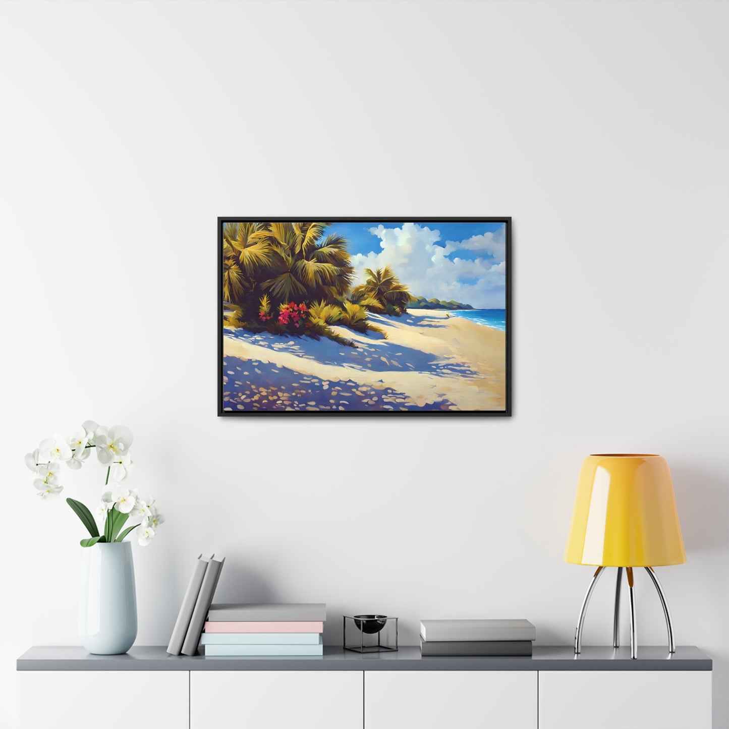 Framed Canvas Gallery Wrap - Beach 2012