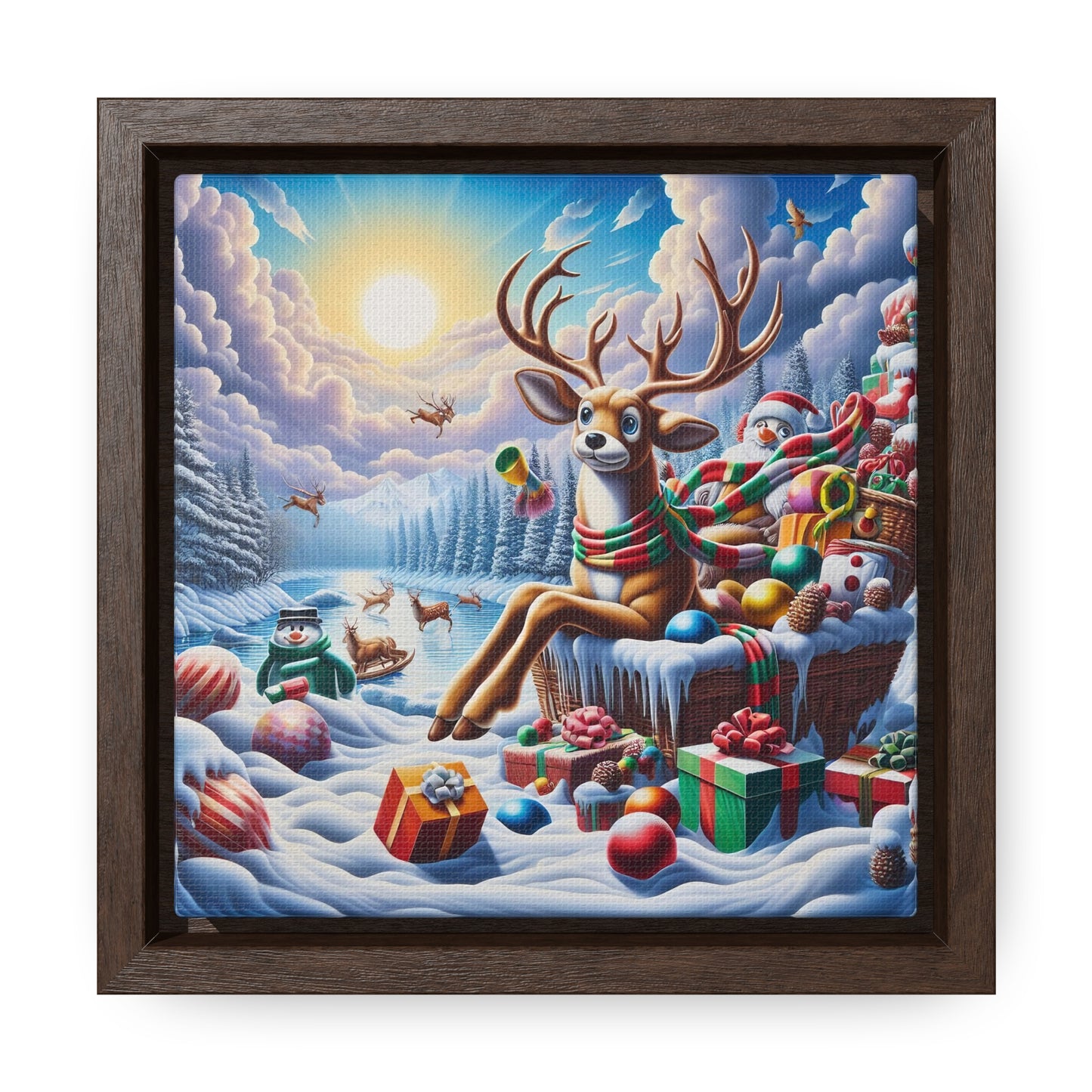 Framed Gallery Canvas Wrap - Winter 117