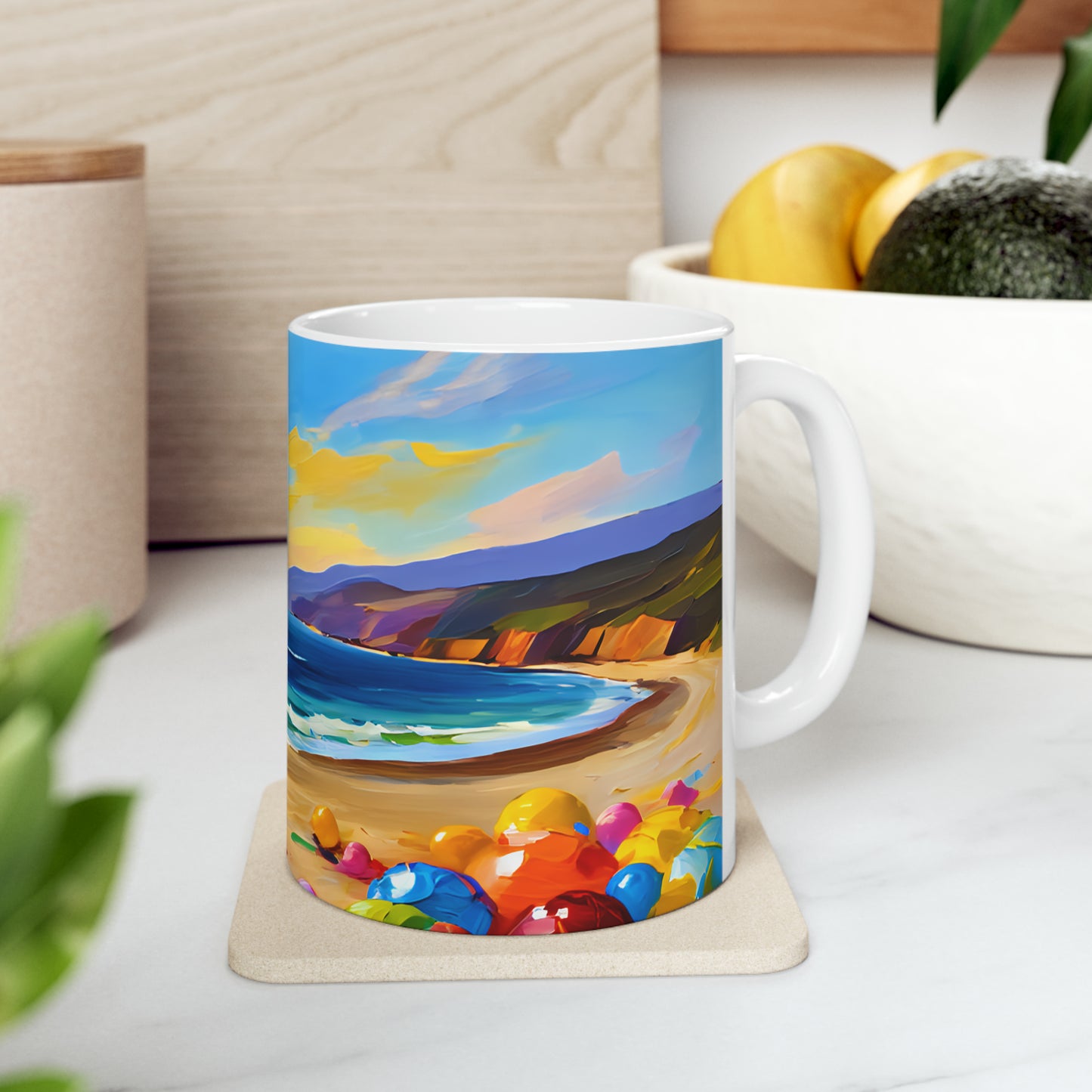 Ceramic Mug 11oz - Beach 6004